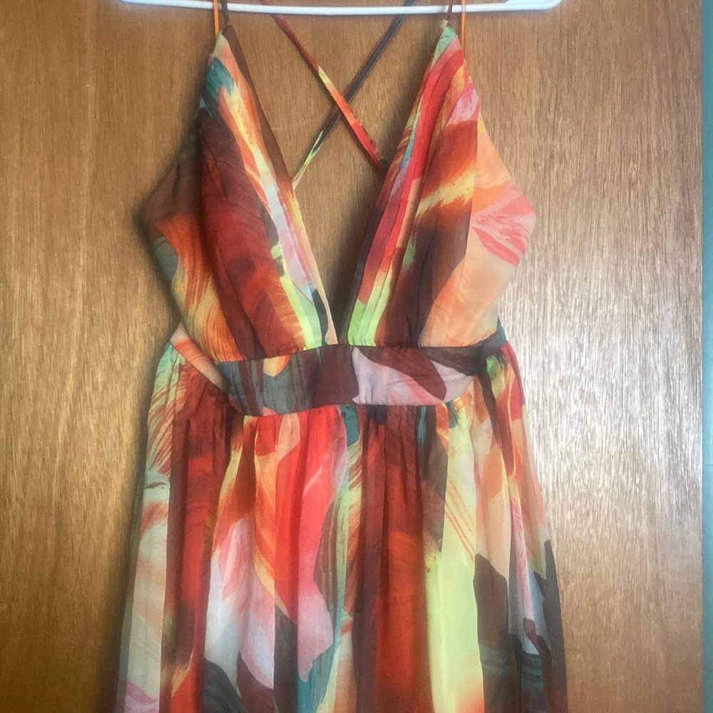 Tropical oasis summer dress!